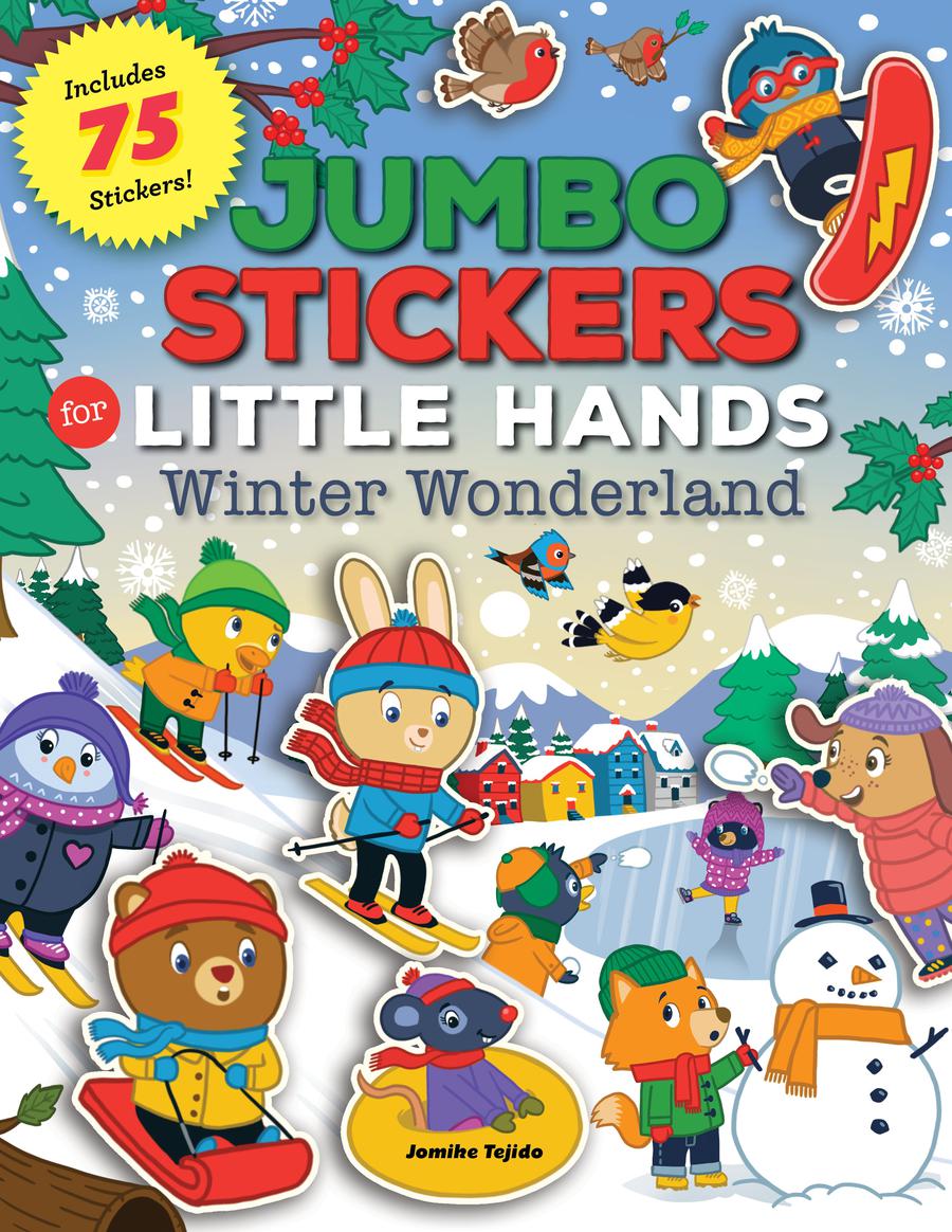 Jumbo Stickers for Little Hands: Winter Wonderland-Children’s interactive and activity books and kits-買書書 BuyBookBook