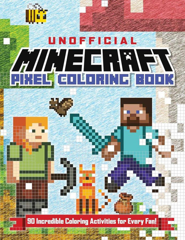 The Unofficial Minecraft Pixel Coloring Book-Children’s interactive and activity books and kits-買書書 BuyBookBook