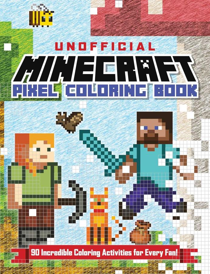 The Unofficial Minecraft Pixel Coloring Book-Children’s interactive and activity books and kits-買書書 BuyBookBook