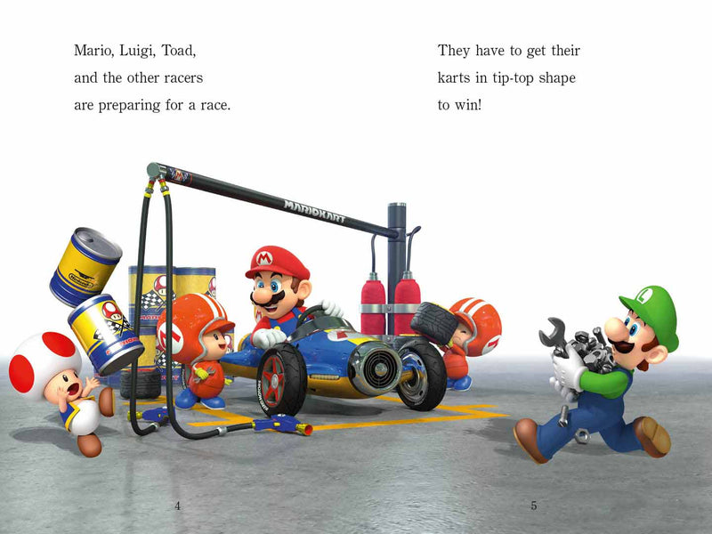 Mario Kart: Off to the Races! (Nintendo)(Super Mario Bro.)(Step into Reading L3)-Fiction: 橋樑章節 Early Readers-買書書 BuyBookBook