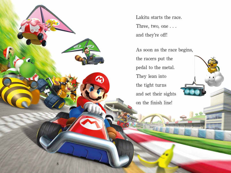 Mario Kart: Off to the Races! (Nintendo)(Super Mario Bro.)(Step into Reading L3)-Fiction: 橋樑章節 Early Readers-買書書 BuyBookBook