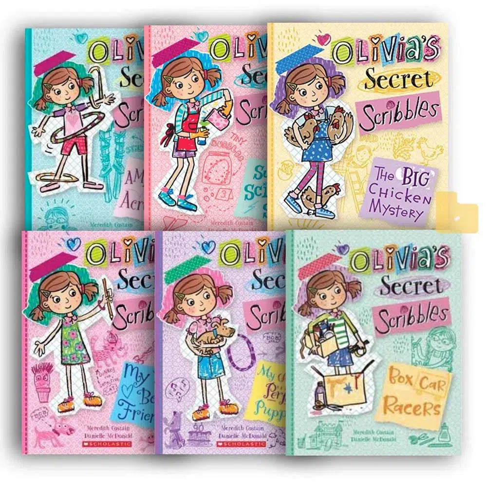 Olivia's Secret Scribbles #01-06 Bundle (6 Books) - 買書書 BuyBookBook