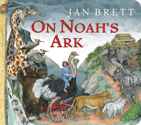 On Noah's Ark (Oversized Lap Board Book)-Children’s / Teenage fiction: Religious and spiritual stories-買書書 BuyBookBook