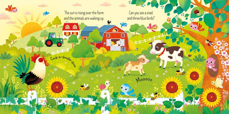 On the Farm (Usborne Book and 3 Jigsaws) (9pcs x 3 sets) Usborne