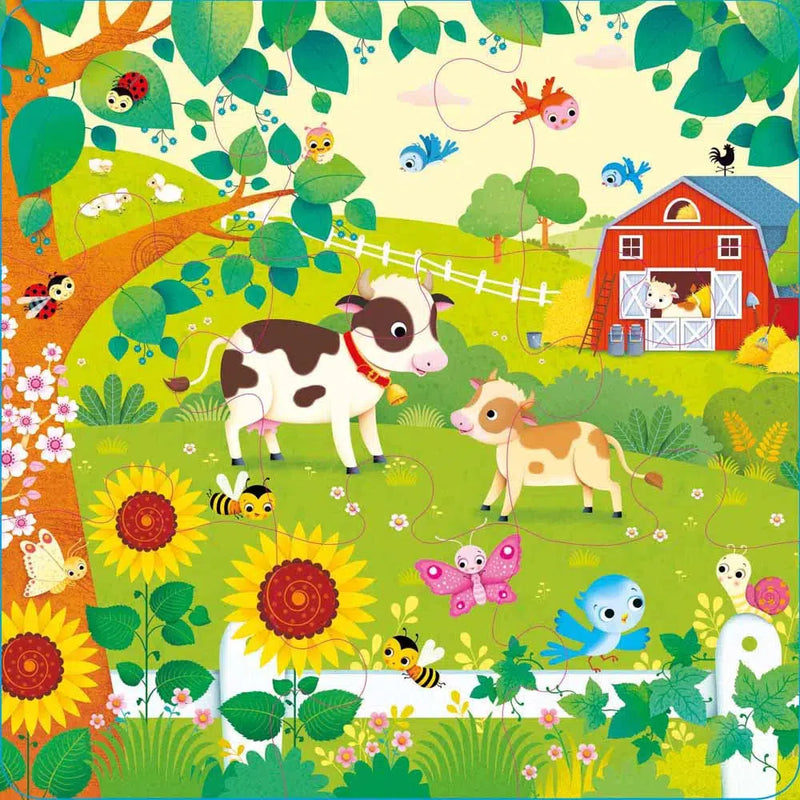 On the Farm (Usborne Book and 3 Jigsaws) (9pcs x 3 sets) Usborne