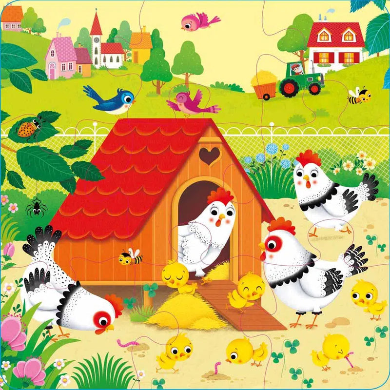 On the Farm (Usborne Book and 3 Jigsaws) (9pcs x 3 sets) Usborne