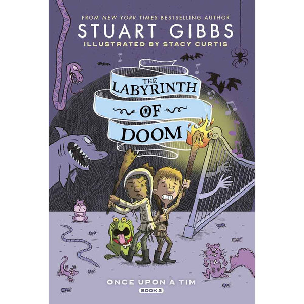 Once Upon a Tim #02, The Labyrinth of Doom (Stuart Gibbs)-Fiction: 歷險科幻 Adventure & Science Fiction-買書書 BuyBookBook