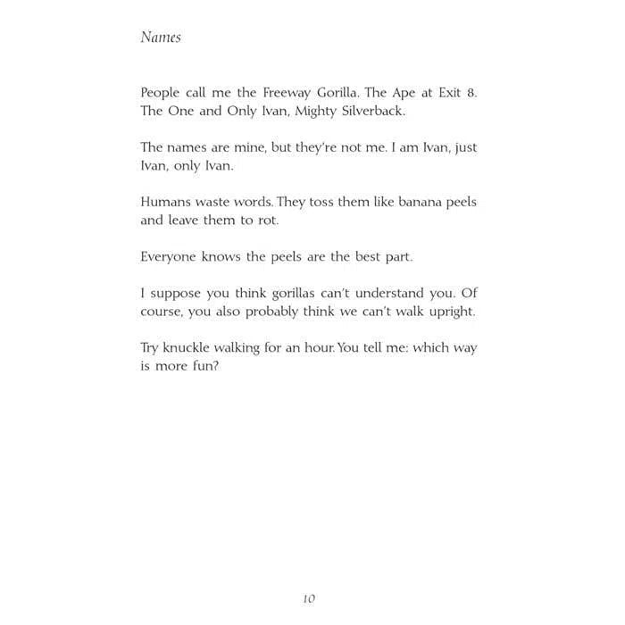 One and Only Ivan, The #01 (Katherine Applegate) Harpercollins (UK)