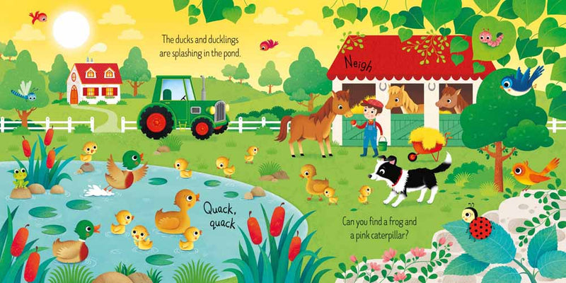 On the Farm (Usborne Book and 3 Jigsaws) (9pcs x 3 sets) Usborne