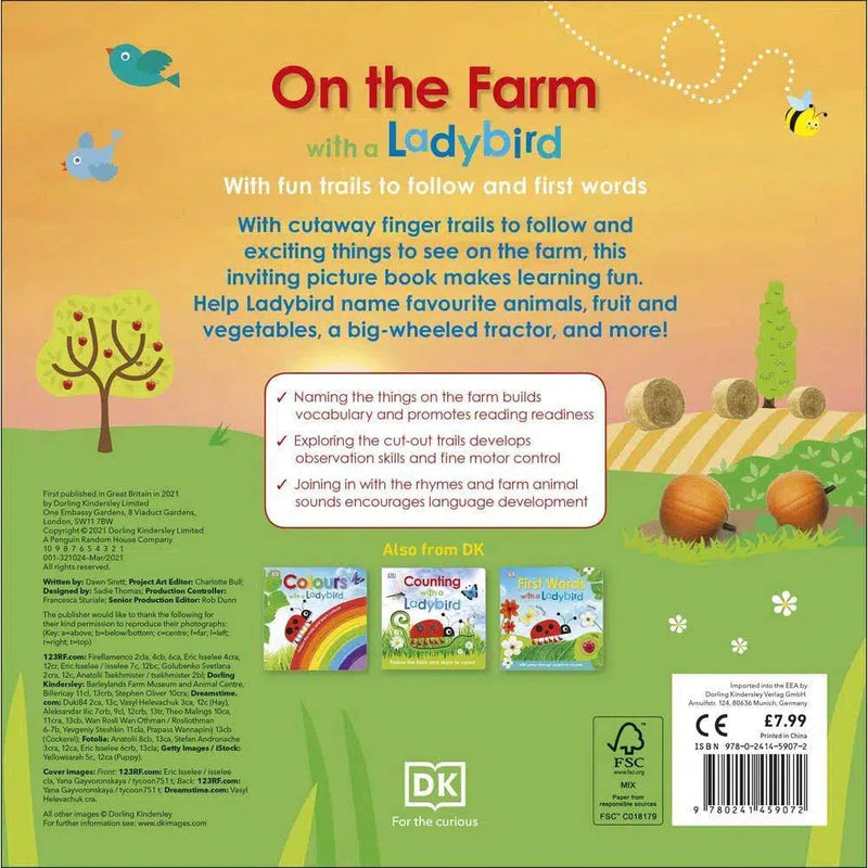 On the Farm with a Ladybird (Board book) DK UK