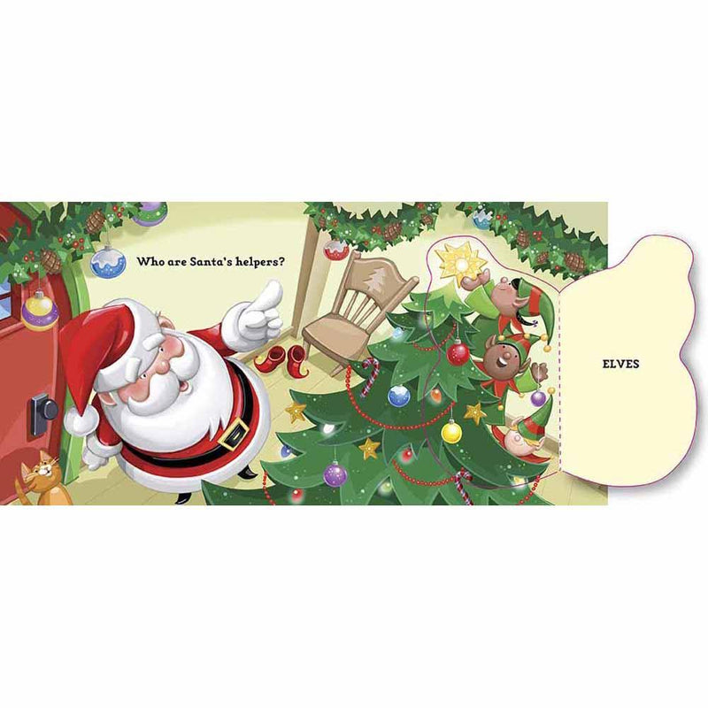 Open Santa's Door (Boardbook) PRHUS