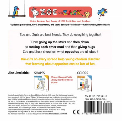 Zoe and Zack - Opposites (Board Book) - 買書書 BuyBookBook