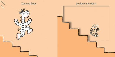 Zoe and Zack - Opposites (Board Book) - 買書書 BuyBookBook