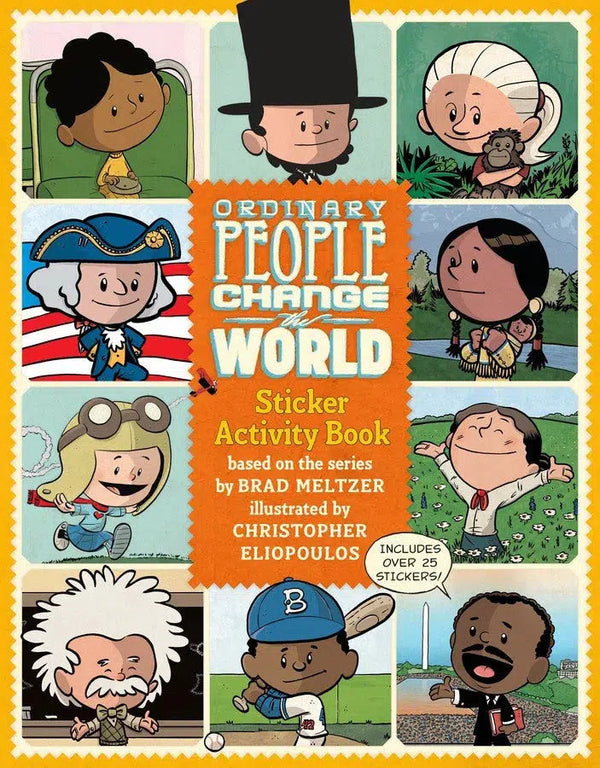 Ordinary People Change the World Sticker Activity Book-Children’s interactive and activity books and kits-買書書 BuyBookBook