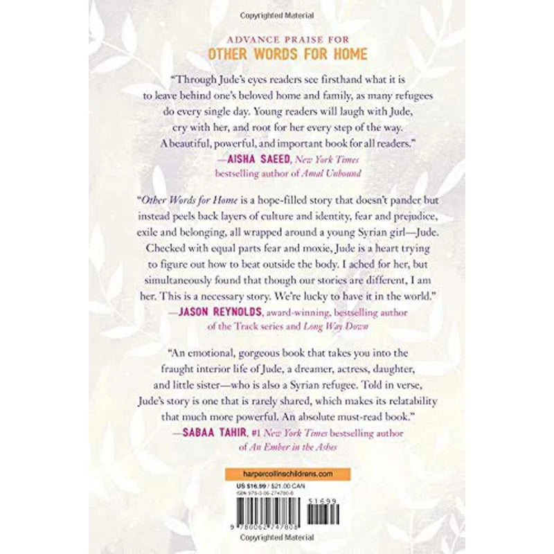 Other Words for Home (Hardback) Harpercollins US