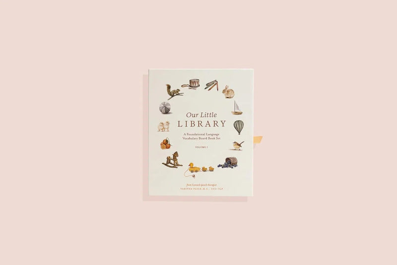 Our Little Library: A Foundational Language Vocabulary Board Book Set (Volume I) (Tabitha Paige)-Nonfiction: 親子教養 Parenting-買書書 BuyBookBook