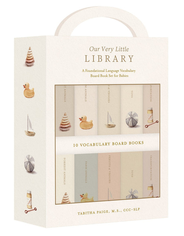 Our Very Little Library Board Book Set-Early years: letters and words-買書書 BuyBookBook