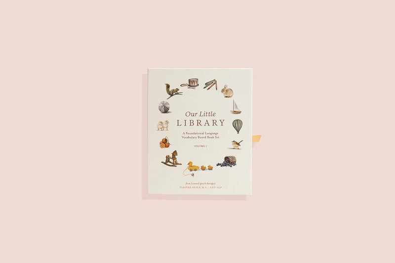 Our Little Library: A Foundational Language Vocabulary Board Book Set (Volume I) (Tabitha Paige)-Nonfiction: 親子教養 Parenting-買書書 BuyBookBook