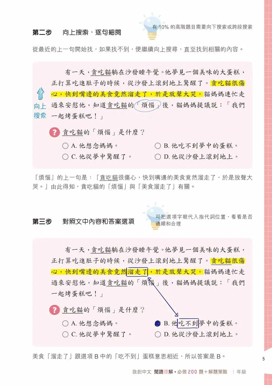 啟創中文 – 閱讀理解必做200題+解題策略-補充練習: 中國語文 Chinese-買書書 BuyBookBook