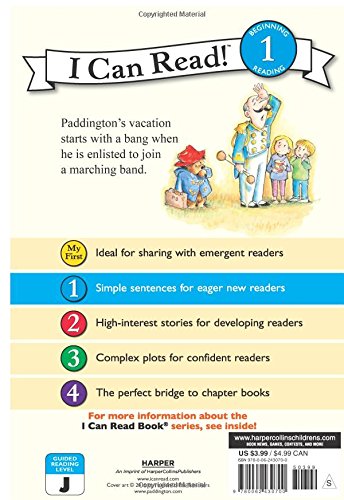 ICR: Paddington Plays On (I Can Read! L1)-Fiction: 橋樑章節 Early Readers-買書書 BuyBookBook