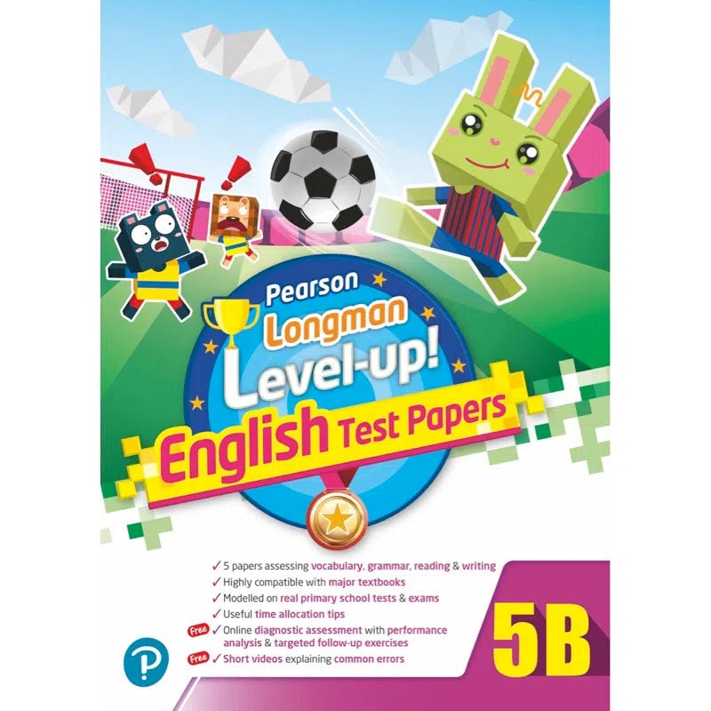 Pearson Longman Level-up! English Test Papers (with Online diagnostic assessment^破解常犯錯誤)-Supplemental: 英文科 English-買書書 BuyBookBook