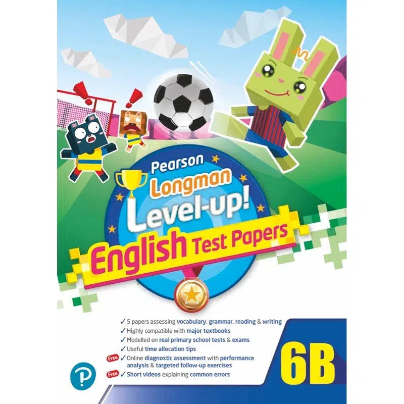 Pearson Longman Level-up! English Test Papers (with Online diagnostic assessment^破解常犯錯誤)-Supplemental: 英文科 English-買書書 BuyBookBook