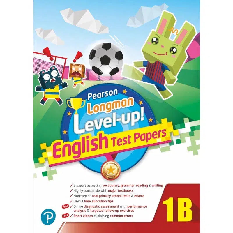 Pearson Longman Level-up! English Test Papers (with Online diagnostic assessment^破解常犯錯誤)-Supplemental: 英文科 English-買書書 BuyBookBook