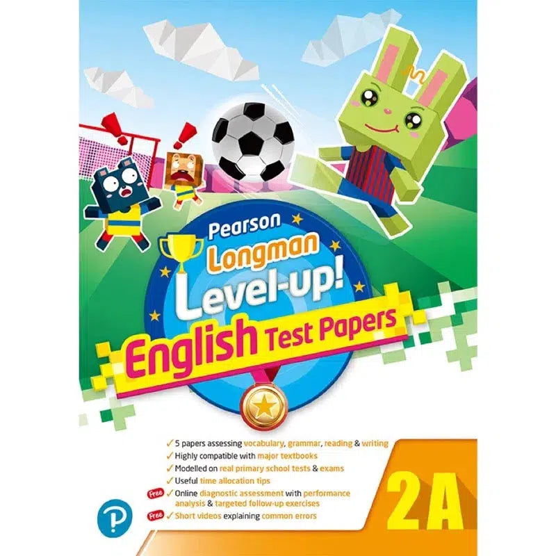 Pearson Longman Level-up! English Test Papers (with Online diagnostic assessment^破解常犯錯誤)-Supplemental: 英文科 English-買書書 BuyBookBook