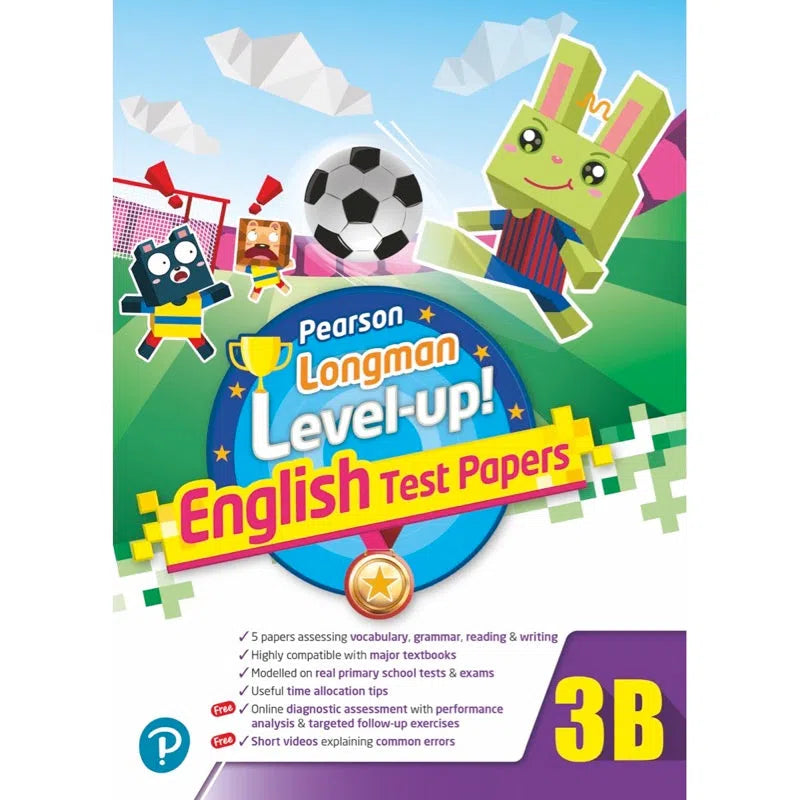 Pearson Longman Level-up! English Test Papers (with Online diagnostic assessment^破解常犯錯誤)-Supplemental: 英文科 English-買書書 BuyBookBook