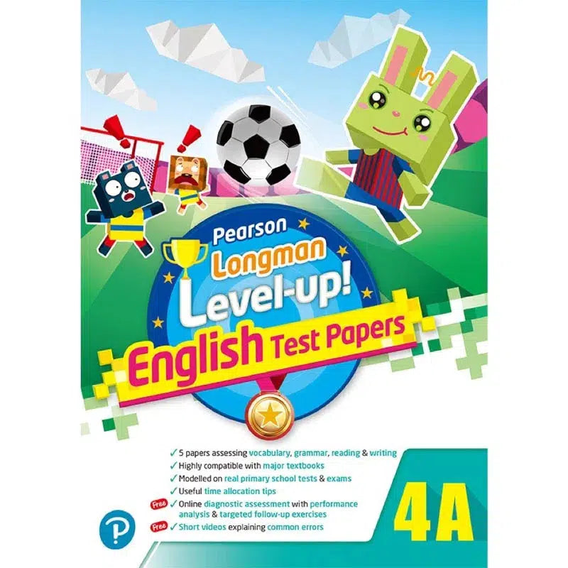 Pearson Longman Level-up! English Test Papers (with Online diagnostic assessment^破解常犯錯誤)-Supplemental: 英文科 English-買書書 BuyBookBook