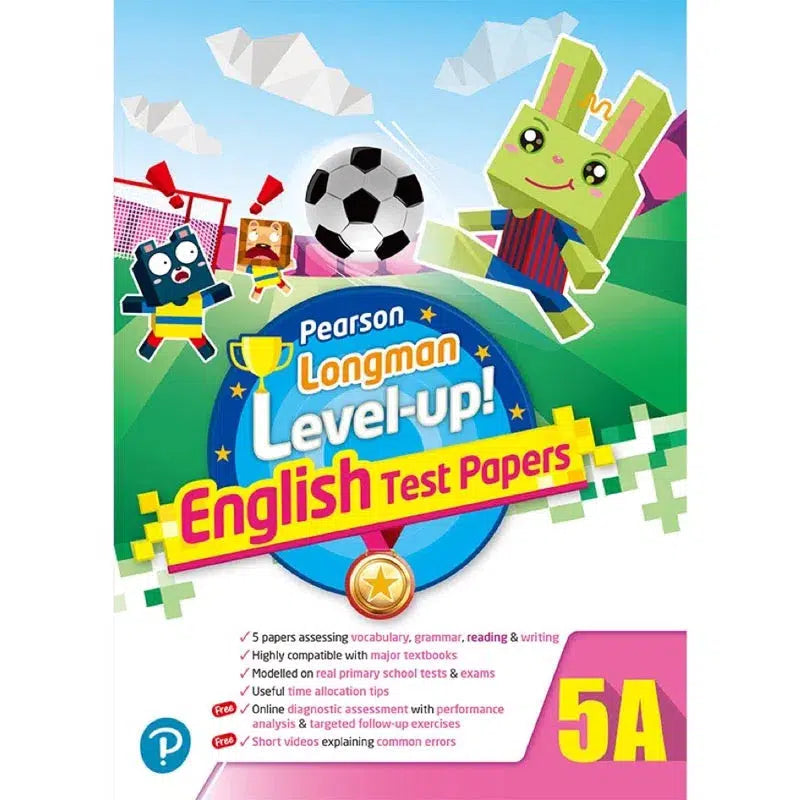 Pearson Longman Level-up! English Test Papers (with Online diagnostic assessment^破解常犯錯誤)-Supplemental: 英文科 English-買書書 BuyBookBook