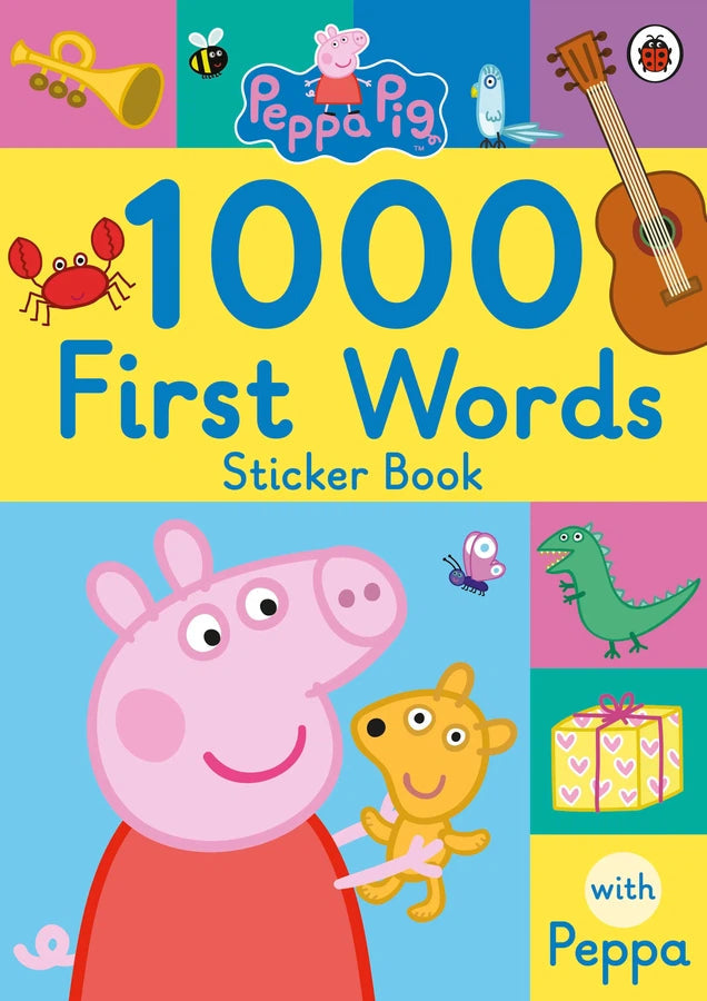 Peppa Pig: 1000 First Words Sticker Book-Children’s Early years / early learning concepts-買書書 BuyBookBook