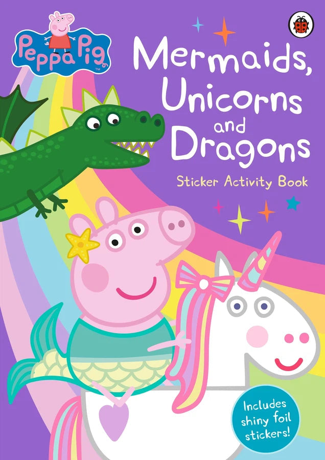 Peppa Pig: Mermaids, Unicorns and Dragons Sticker Activity Book-Children’s interactive and activity books and kits-買書書 BuyBookBook