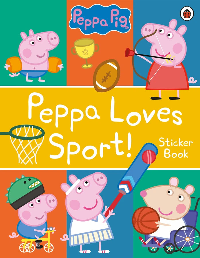 Peppa Pig: Peppa Loves Sport! Sticker Book-Children’s interactive and activity books and kits-買書書 BuyBookBook