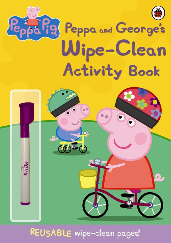 Peppa Pig: Peppa and George's Wipe-Clean Activity Book-Children’s picture books-買書書 BuyBookBook