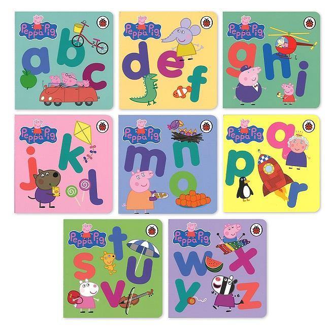 Peppa Pig Peppa's Alphabet Box (8 Alphabet Books) Penguin UK