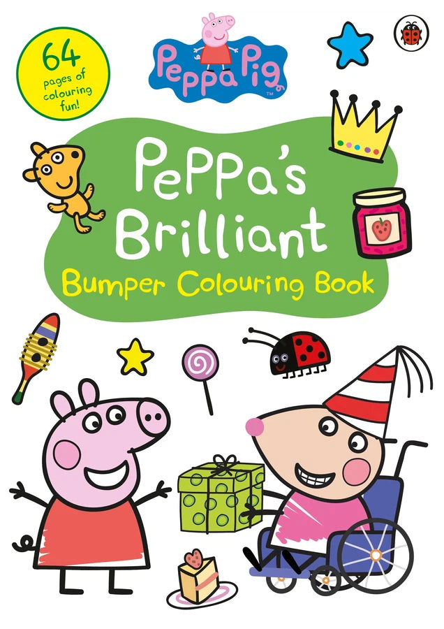 Peppa Pig: Peppa's Brilliant Bumper Colouring Book-Children’s interactive and activity books and kits-買書書 BuyBookBook