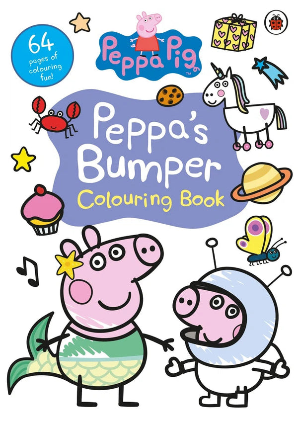 Peppa Pig: Peppa's Bumper Colouring Book-Children’s interactive and activity books and kits-買書書 BuyBookBook