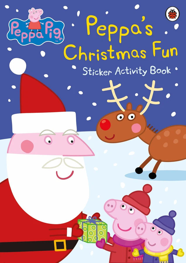 Peppa Pig: Peppa's Christmas Fun Sticker Activity Book-Children’s interactive and activity books and kits-買書書 BuyBookBook