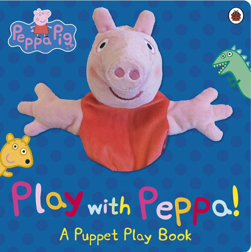 Peppa Pig: Play with Peppa Hand Puppet Book-Children’s interactive and activity books and kits-買書書 BuyBookBook