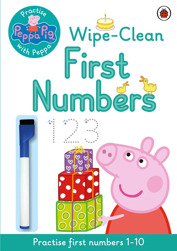 Peppa Pig: Practise with Peppa: Wipe-Clean First Numbers-Children’s Early years / early learning concepts-買書書 BuyBookBook