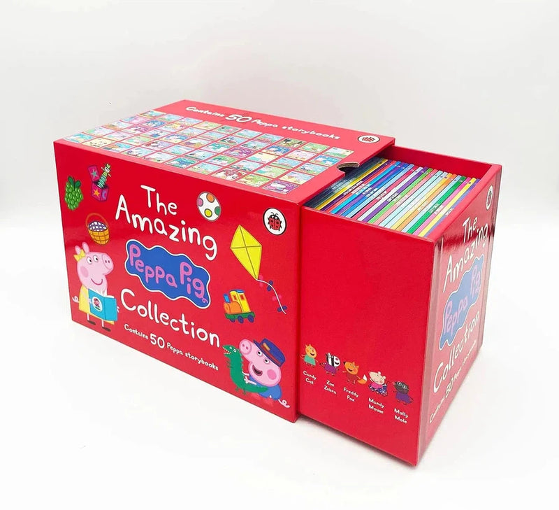 Peppa Pig: The Amazing Collection 1-50 Red Box (Ladybird)-Fiction: 兒童繪本 Picture Books-買書書 BuyBookBook