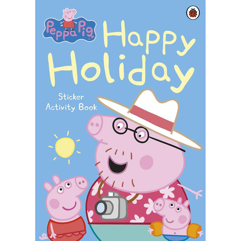 Peppa Pig - Happy Holiday (Sticker Activity Book)-Activity: 繪畫貼紙 Drawing & Sticker-買書書 BuyBookBook