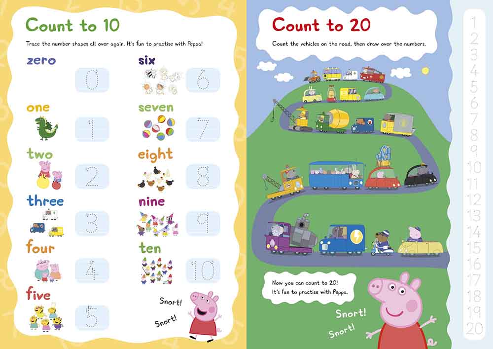 Peppa Pig My First Book of patterns Pencil control - 買書書 BuyBookBook