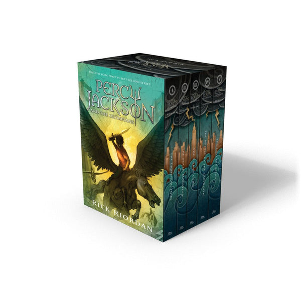 Percy Jackson and the Olympians Hardcover Boxed Set-Children’s / Teenage fiction: Action and adventure stories-買書書 BuyBookBook