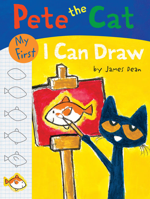 Pete the Cat: My First I Can Draw-Children’s interactive and activity books and kits-買書書 BuyBookBook