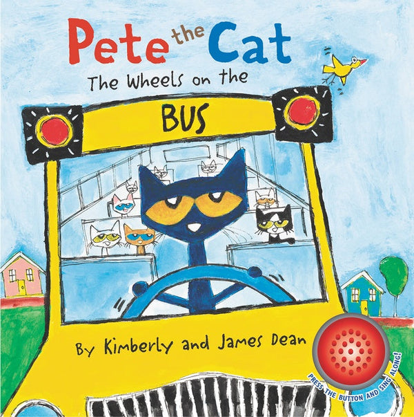 Pete the Cat: The Wheels on the Bus Sound Book-Children’s Early years / early learning concepts-買書書 BuyBookBook