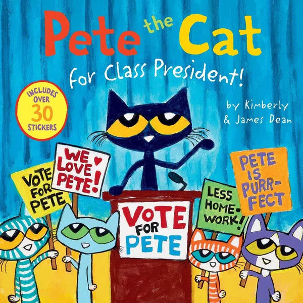 Pete the Cat for Class President!-Children’s / Teenage fiction: Relationship stories-買書書 BuyBookBook