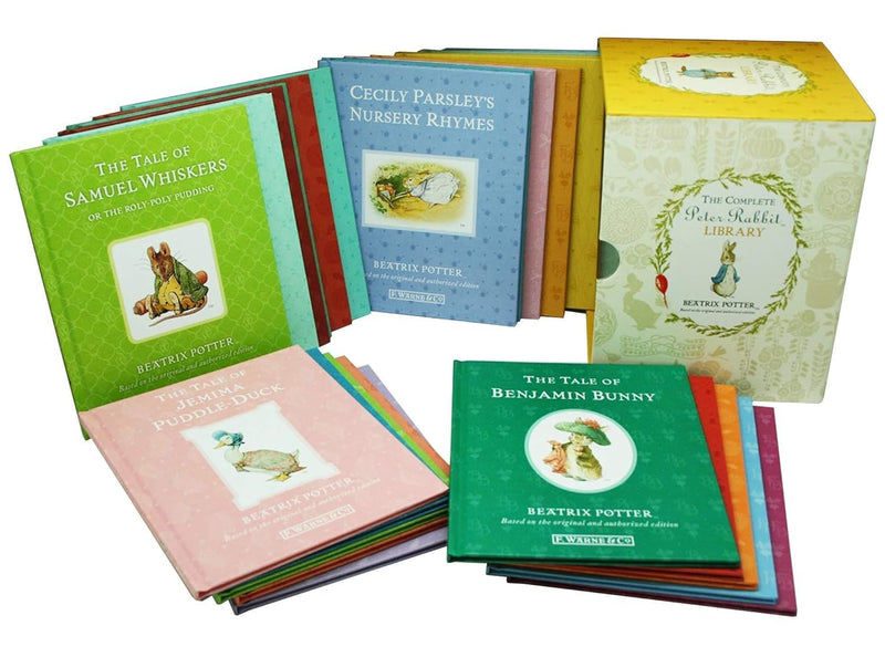 Peter Rabbit 1-23 Colour Library (Beatrix Potter)-Fiction: 經典傳統 Classic & Traditional-買書書 BuyBookBook