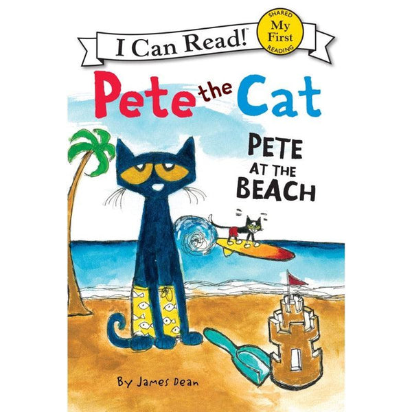 ICR: Pete the Cat: Pete at the Beach (I Can Read! L0 My first)-Fiction: 橋樑章節 Early Readers-買書書 BuyBookBook